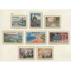 MONACO 1966 Yv. 690/7 SERIE COMPLETA DE ESTAMPILLAS MINT 5,15 Euros